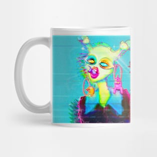 Glitch Alien Mug